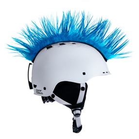 CRAZYEARS helmet accessory mohawk light blue 35 – all4moto