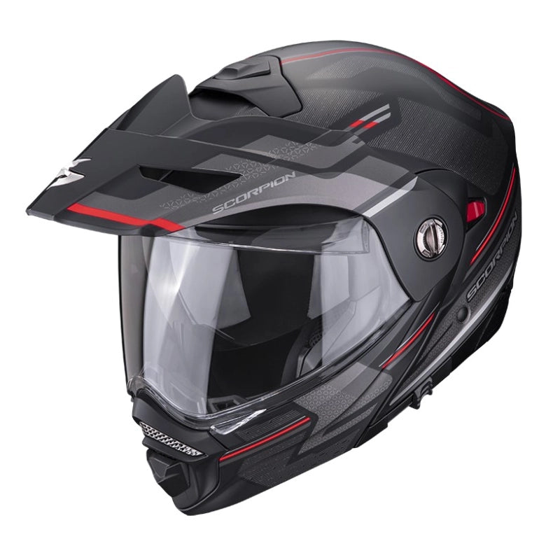 scorpion adx-2 helmet Helmet SCORPION EXO ADX-2 Carrera matt black red – all4moto