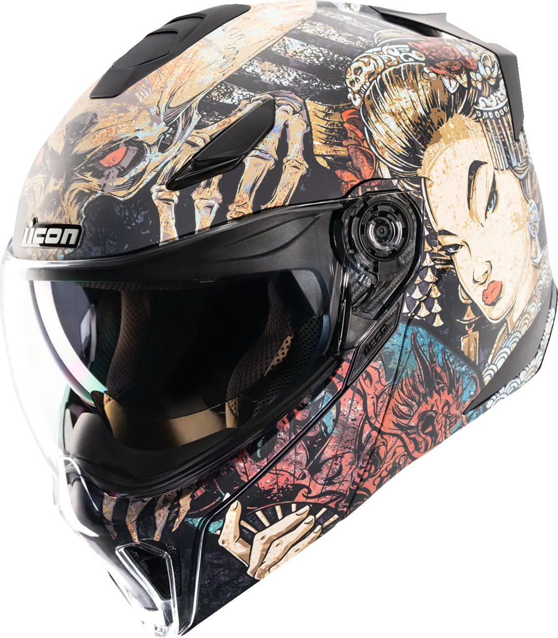 icon airform guardian helmet Helmet ICON Threshold Odokuro black – all4moto