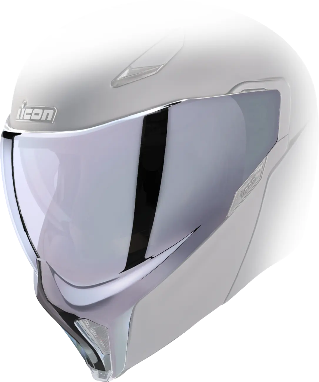 icon airflite helmet mirror Shield ICON Threshold Mirror silver – all4moto