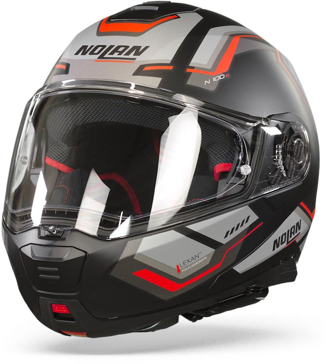 nolan helmet 100 5 Helmet NOLAN N100-5 Upwind 58 grey red – all4moto