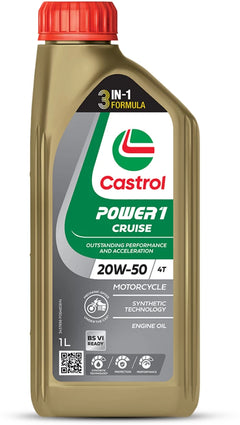 Castrol Power1 V Twin 20W-50 Full Synthetic Motorcycle Oil – 1 Quart